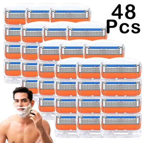 48pcs razor blades men for - men,