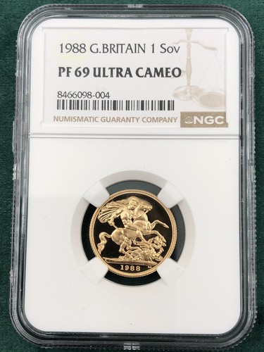 1988 gold proof - gold, ngc
