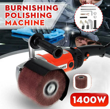 Electric Burnishing Polishing Drawing Machine Drum Sander 2 Grinding Wheel 1400w