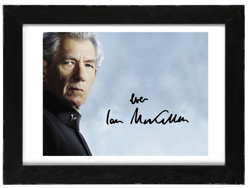 Ian mckellen signed autograph - signed,