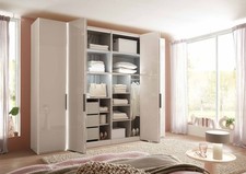GERMAN WARDROBE TRADE BEDROOM MODERN BED FITTED GREY CLEARANCE OUTLET SALE