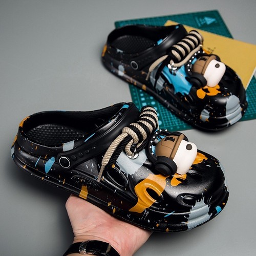 New men camo slip clogs - camo, slip-on