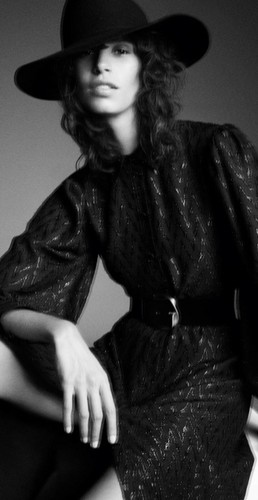 Zara metalic thread dress - ,