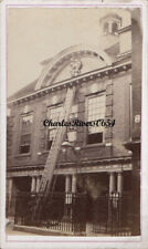 CDV THE GUILDHALL ROCHESTER EXTENDABLE LADDER OF WHEELS VICTORIAN PHOTO #B7887