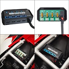 Oxford Junction Box Motorcycle Motorbike 12V With Fused Power Outlets EL112
