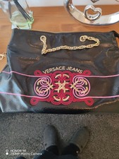Versace Handbag Unisex Leather