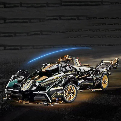 1690pcs green racing - racing, car