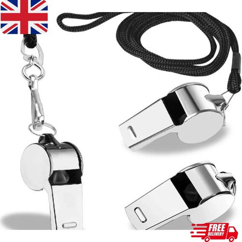 Metal referee whistle with key - referee,
