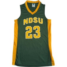 NCAA NDSU North Dakota State University Basketball Jersey Medium Green #23 Retro