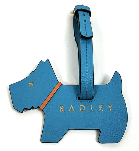 Radley luggage tag turquoise - luggage,