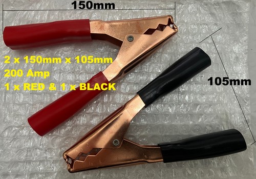 Large crocodile clips - crocodile,