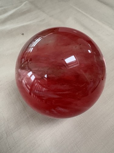 Large red quartz crystal - large,