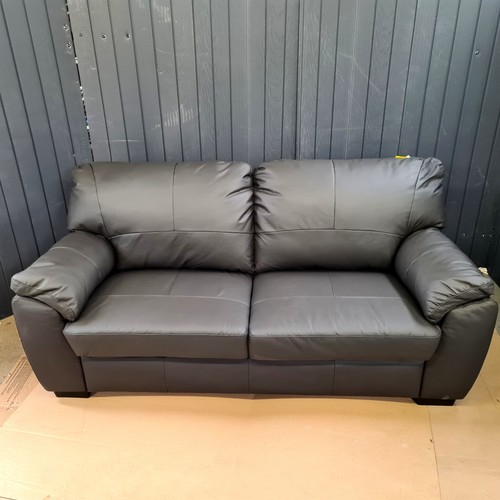 Seater leather sofa - 3,