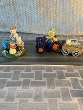 Pig Ornament Tractor &