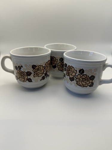 Tams england brown floral - brown,