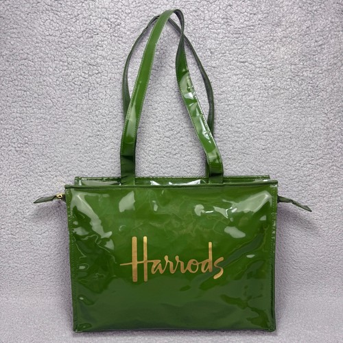 Harrods tote bag large - large, green