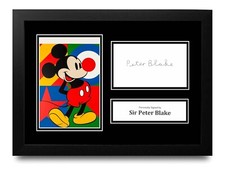 Sir Peter Blake Signed A4