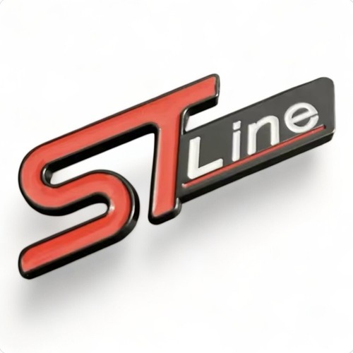 Ford line grille badge - badge, red