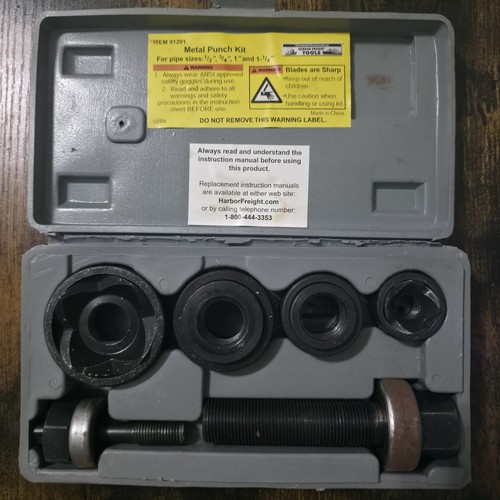 Manual knockout punch kit - knockout,