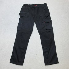 Tuff Stuff Black Cargo Pants W36 L30 Workwear Utility Men's Casual Pants