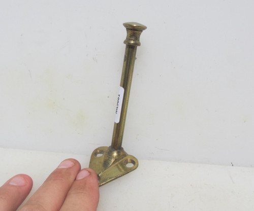 Vintage brass coat hook hanger - coat,