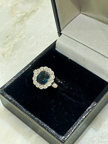 18ct gold tourmaline gemstone - 18ct,