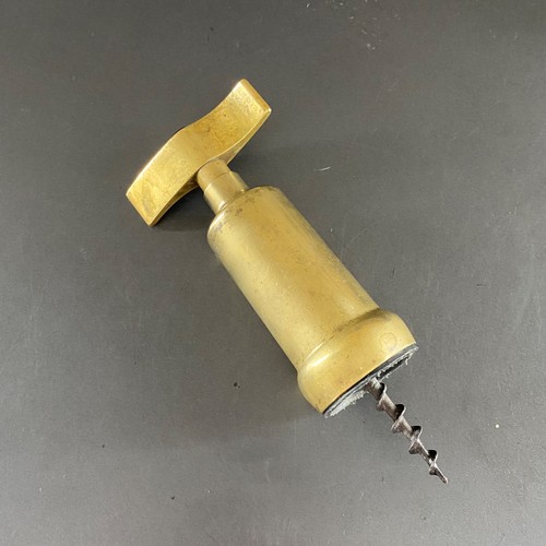 Brass corkscrew heavy vintage - brass,