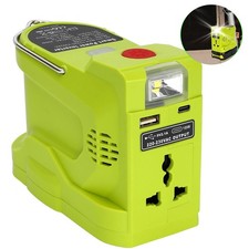 200W Power Inverter Generator for Ryobi 18V Battery DC To AC 220V Power Station