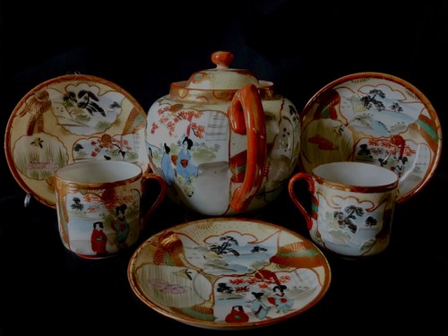 Antique japanese satsuma style - antique,