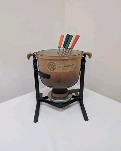 Creuset vintage fondue set - vintage,