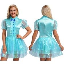 Women's Shiny Sissy Maid