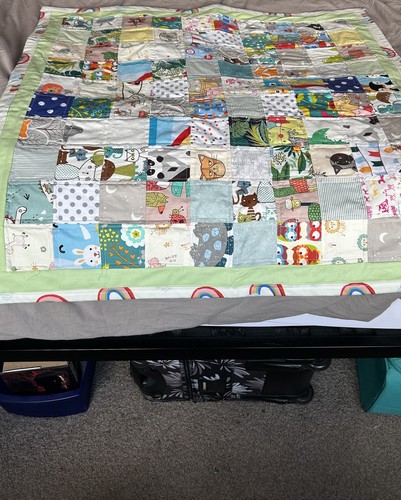 Child patchwork quilt - child’s,