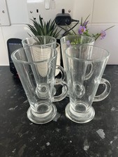 Glass Latte Glasses 4 Pack