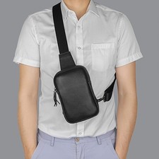 Mens Leather Small Crossbody
