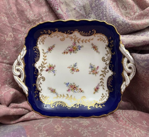 Coalport cobalt blue floral - cobalt,