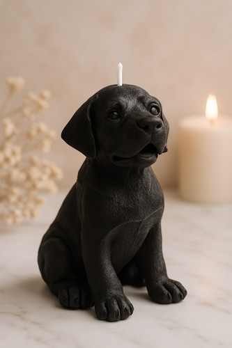 Rottweiler dog candle - rottweiler,