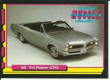 66 Tri Power GTO card #148 - from 1992 "Muscle Cards II" set