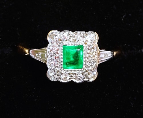 Antique art deco 18ct - art, gold