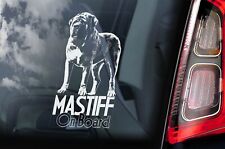 MASTIFF Dog Sticker, Car