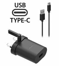 Nokia 1A UK Mains Charger Plug OR USB-C Cable For Nokia G10 G20 3.1 C 3.1 A XR20