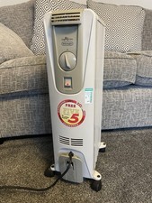Delonghi Dragon Oil Filled Radiator 1200W Clean London Collection Offwhite Cream