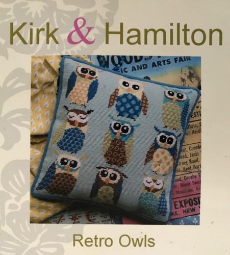 Retro owls tapestry kit by - retro,
