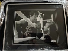 Stunning Framed Display Brigitte Nielsen Rocky IV - Backstage Image Stallone JSA