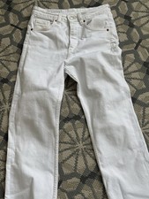 Zara White Jeans 34