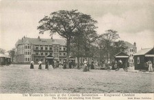 CROSSLEY SANITORIUM, WOMEN'S SHELTERS, FRODSHAM POSTCARD (6598/W7/25)