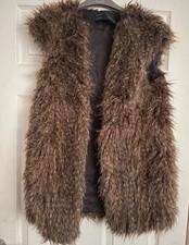 Zara Basic Faux Fur Brown