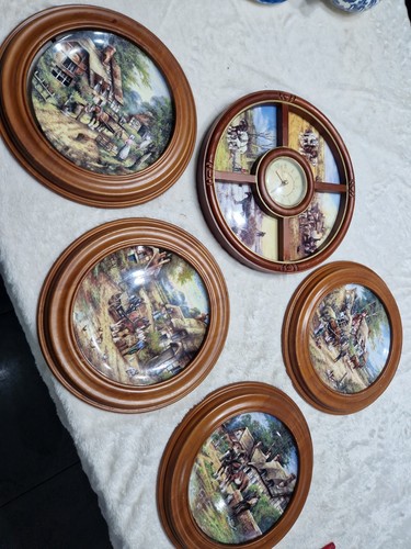Wall clock with davenport - wall,