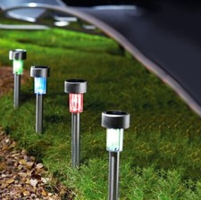 8 Solar Powered Mini Stainless