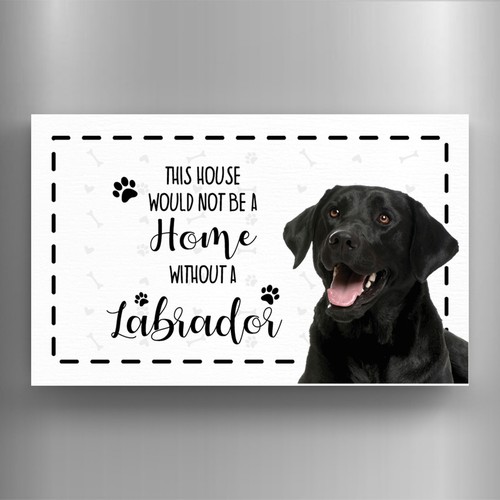 Labrador black fridge magnet - fridge,