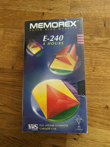 Memorex 240 hours - memorex, e-240